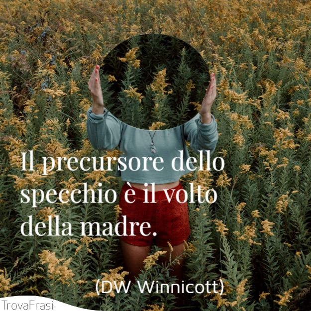 Il precursore dello specchio è il volto della madre.