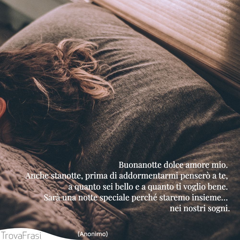 Le Frasi Della Buonanotte Da Dedicare Al Proprio Amato Trovafrasi