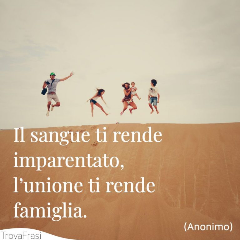 La Famiglia è Quella Che Ti Scegli