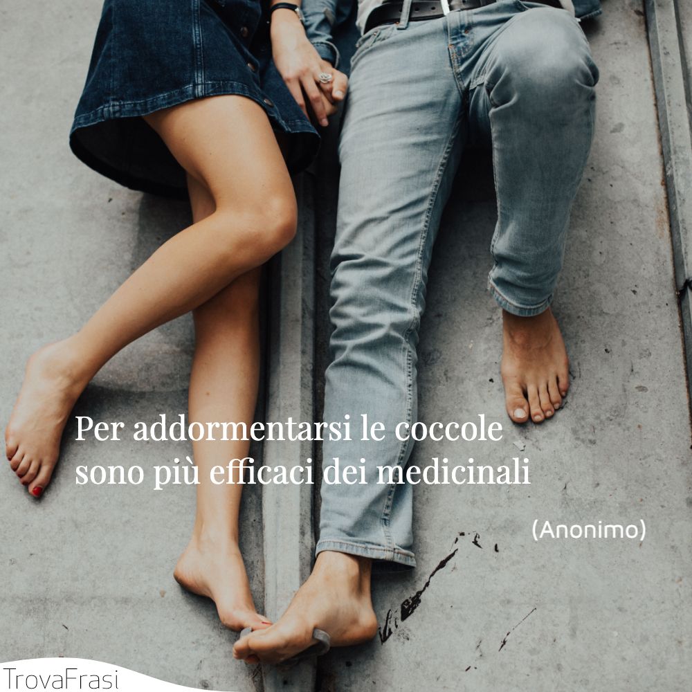 Per addormentarsi le coccole sono più efficaci dei medicinali