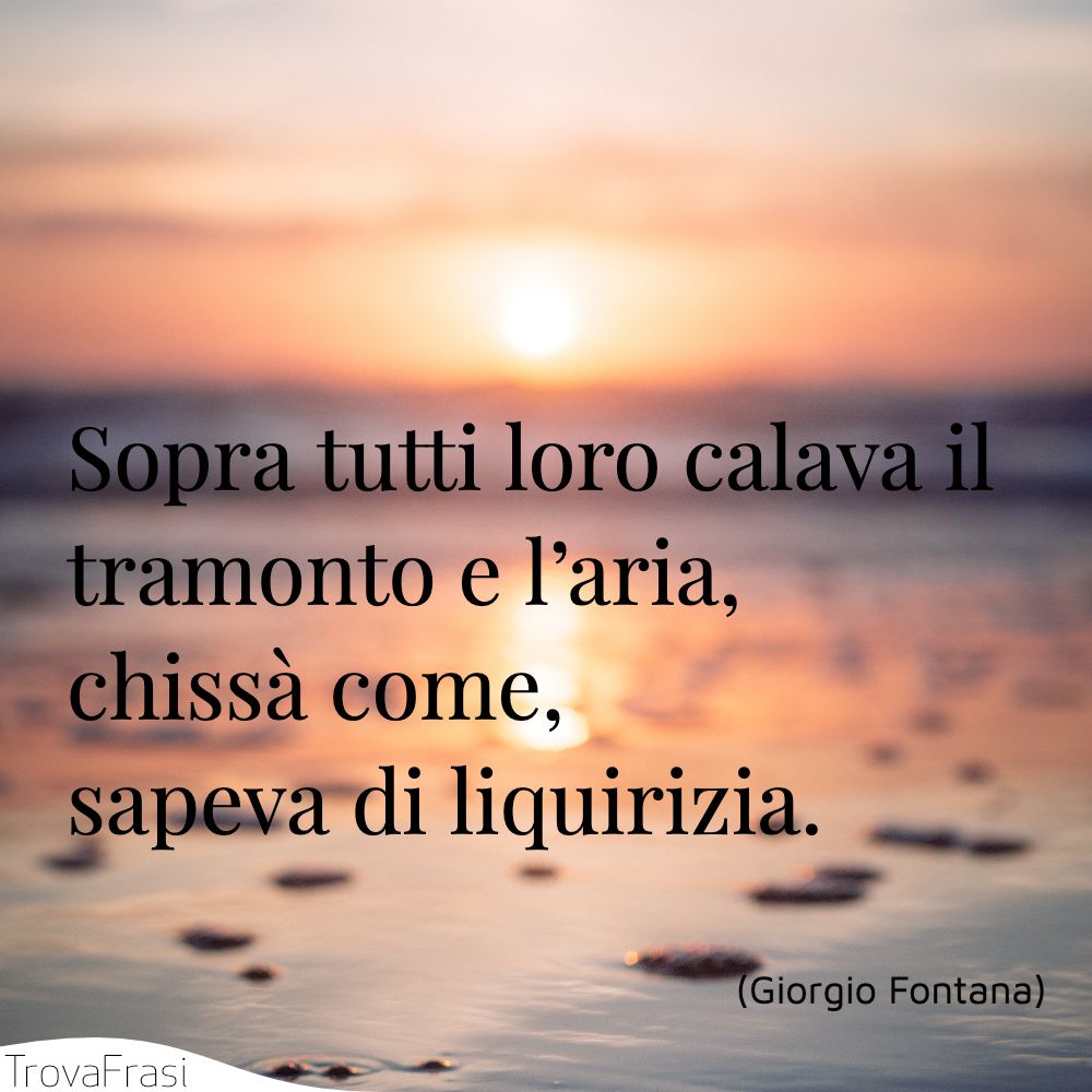 Frasi Sul Tramonto In Montagna