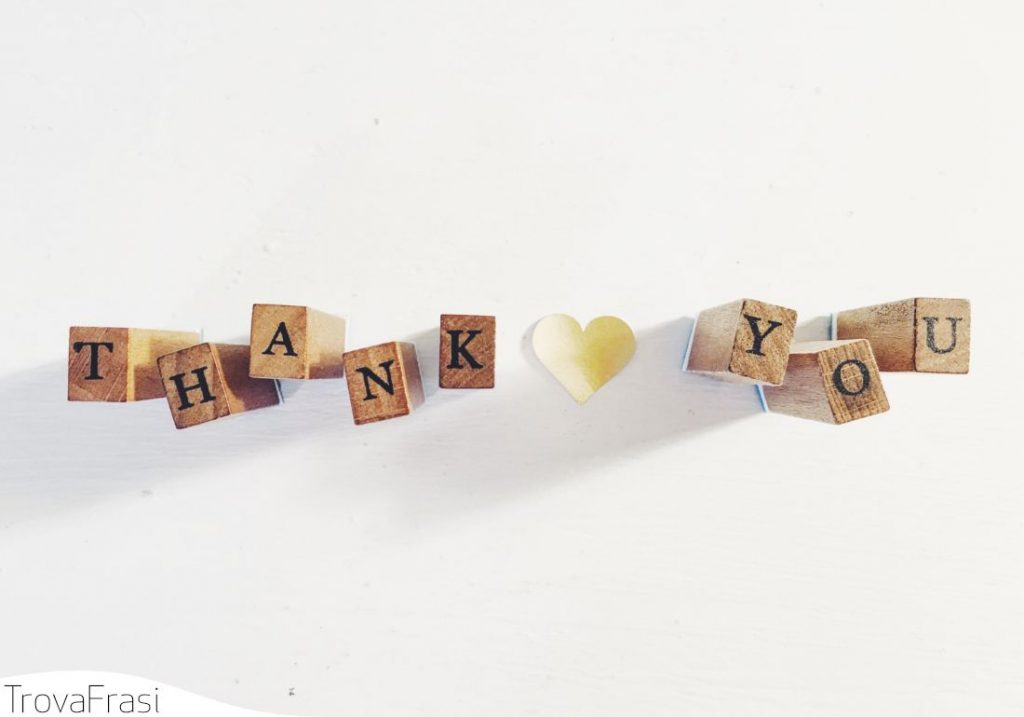 Come ringraziare