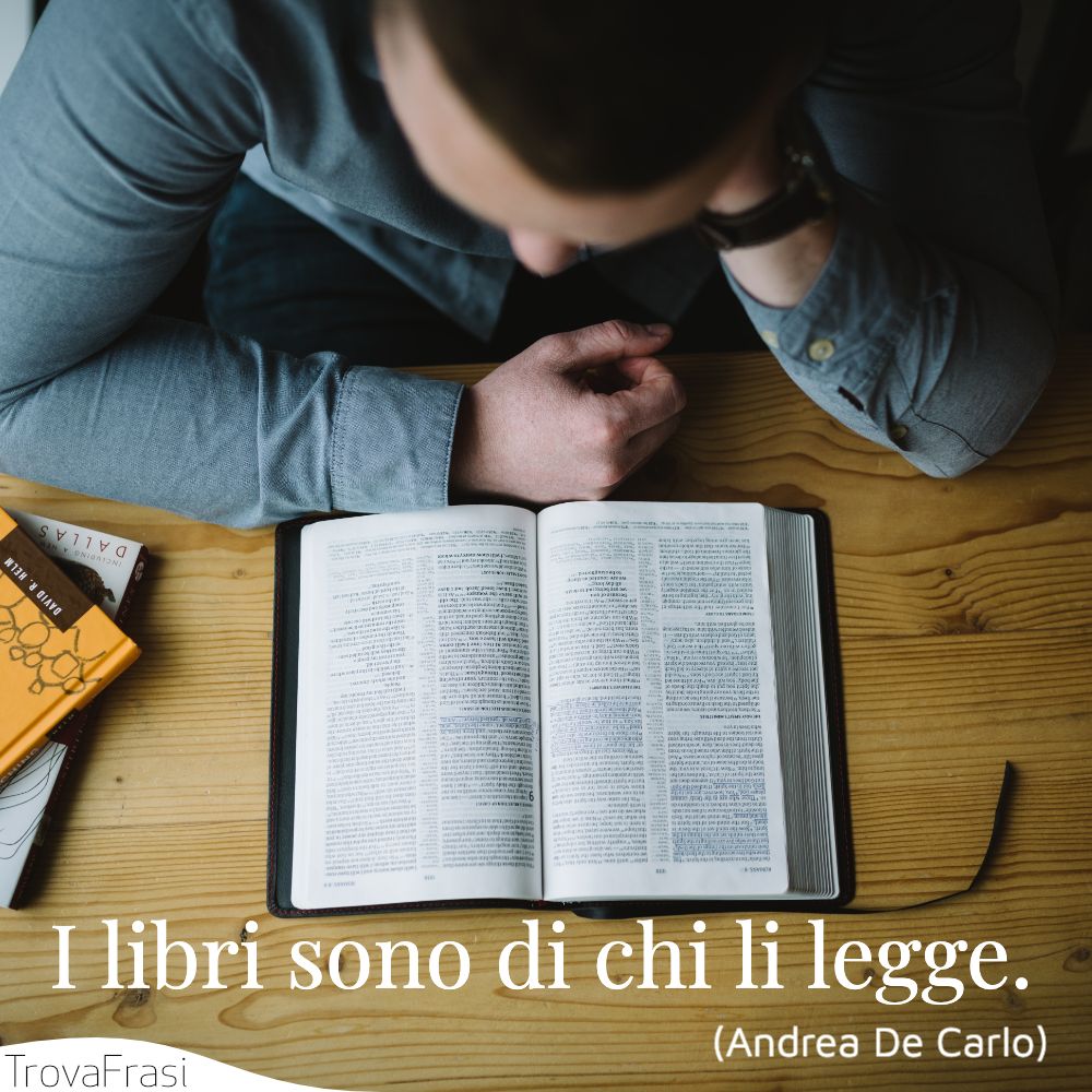 I libri sono di chi li legge.
