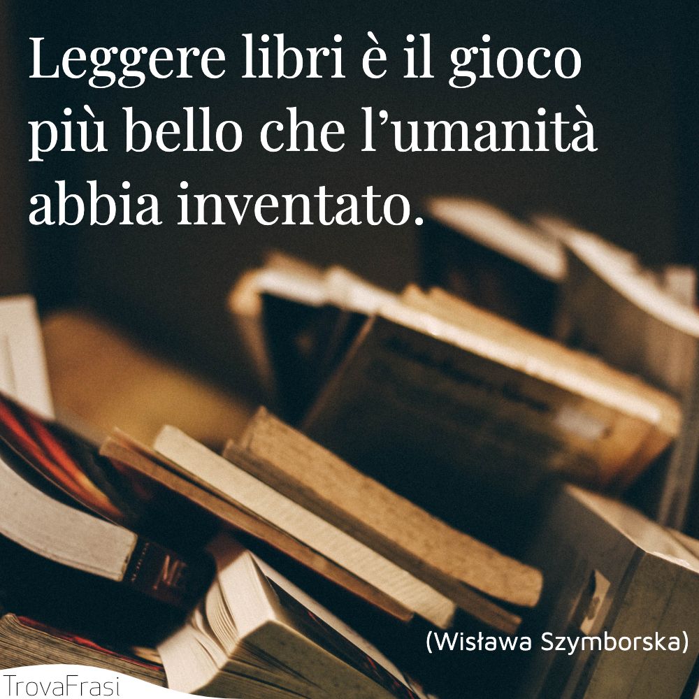 Le frasi sui libri e il piacere della lettura - TrovaFrasi