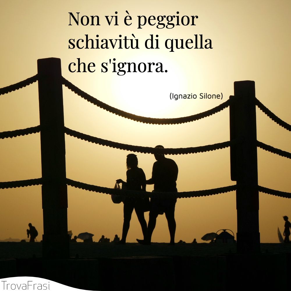 Frasi sulla schiavitù e il vero significato della libertà TrovaFrasi