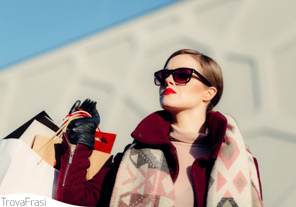 frasi sullo shopping