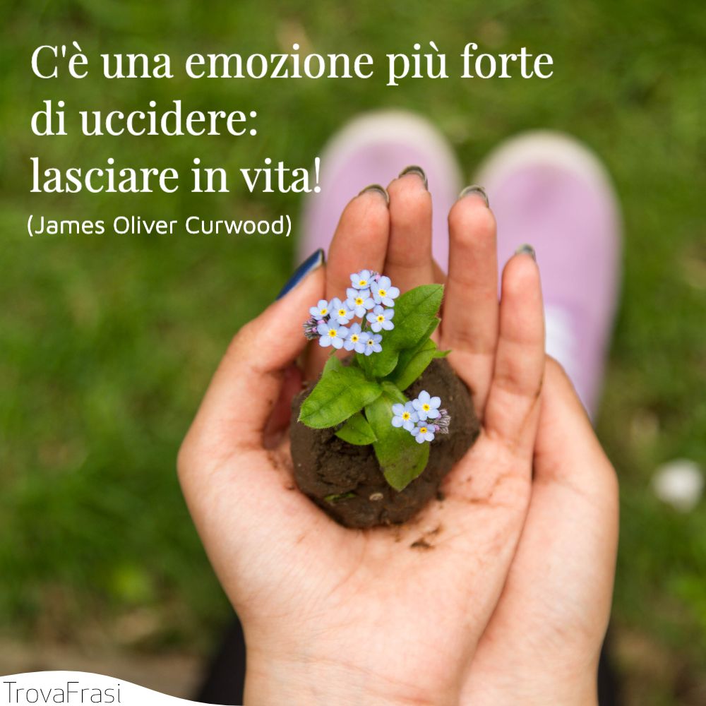 C'è una emozione più forte di uccidere: lasciare in vita!