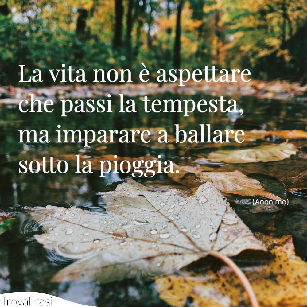Frasi sulla pioggia la metafora della speranza TrovaFrasi