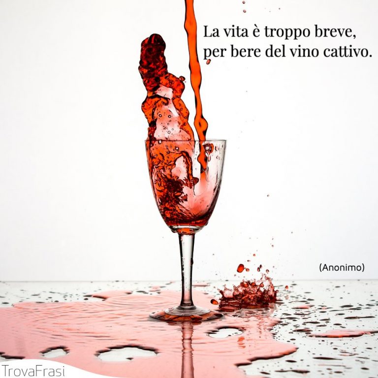 Frasi sul vino la bevanda che mette tutti d'accordo TrovaFrasi