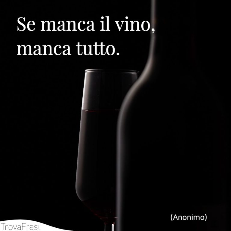 Frasi sul vino la bevanda che mette tutti d'accordo TrovaFrasi