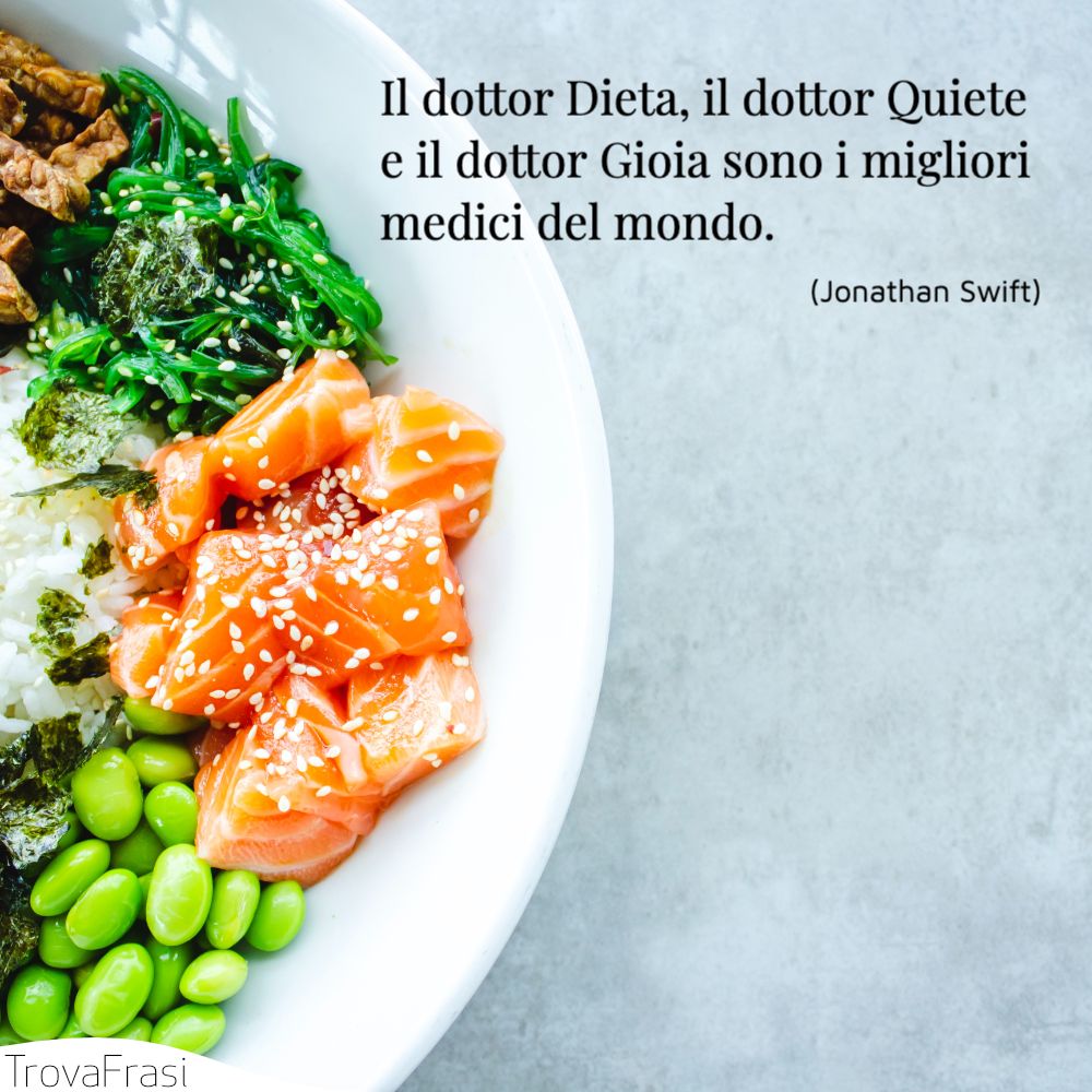 Il dottor Dieta, il dottor Quiete e il dottor Gioia sono i migliori medici del mondo.