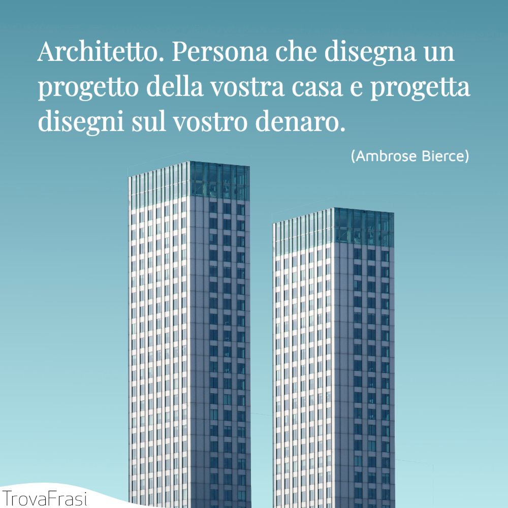 Architetto. Persona che disegna un progetto della vostra casa e progetta disegni sul vostro denaro.