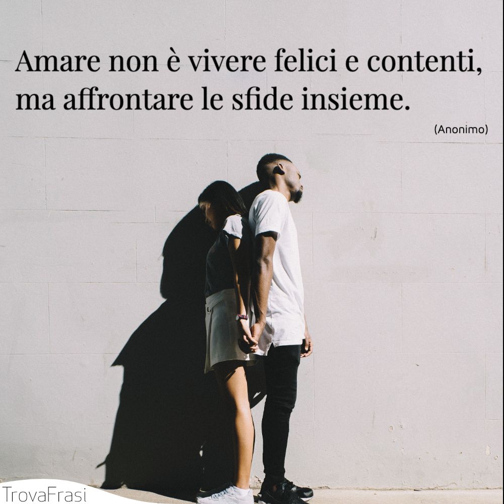 Frasi Sull'affrontare I Problemi Insieme Le frasi sulle relazioni: per celebrare la coppia e non solo - TrovaFrasi