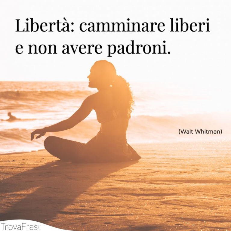La Migliore Libertà è Essere Se Stessi