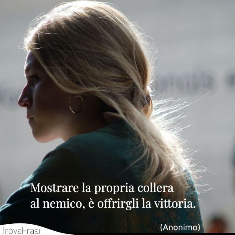 L'odio è Cieco La Collera è Sorda