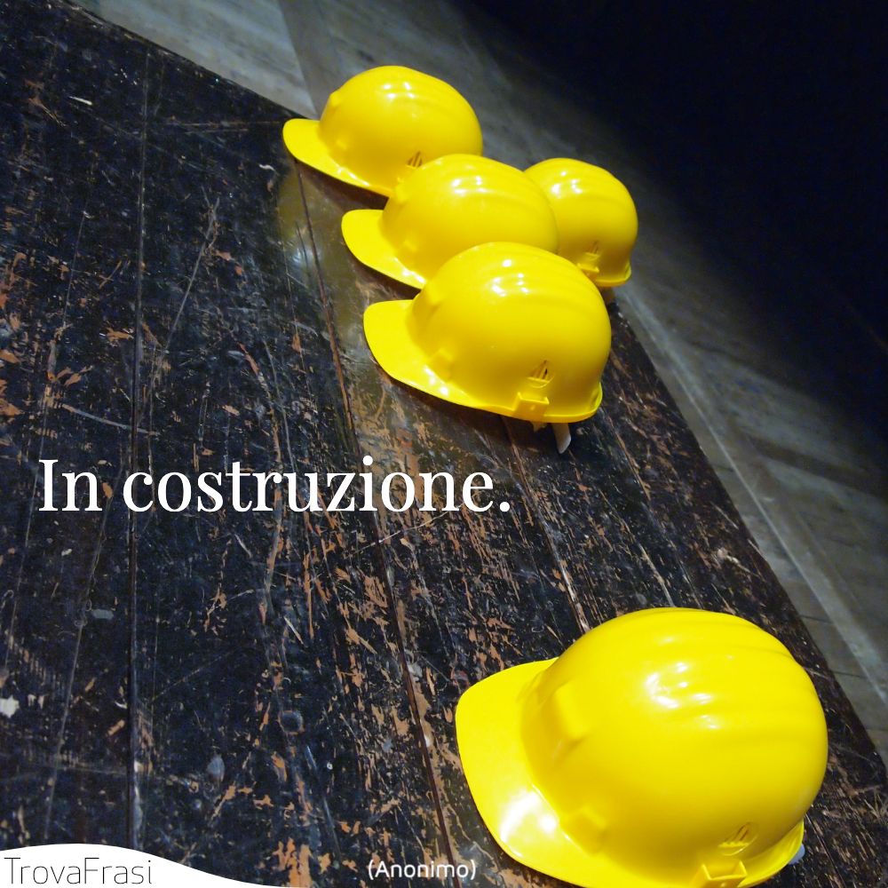 In costruzione.