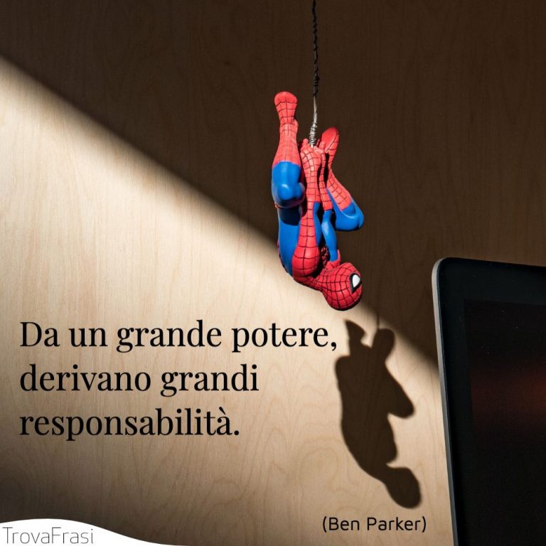 Da Un Grande Potere Derivano Grandi Responsabilità In Inglese