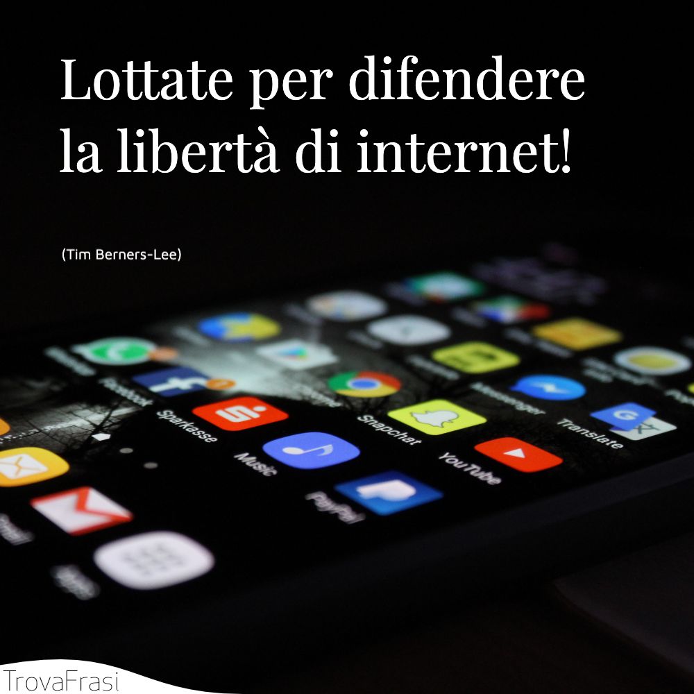 Lottate per difendere la libertà di internet!