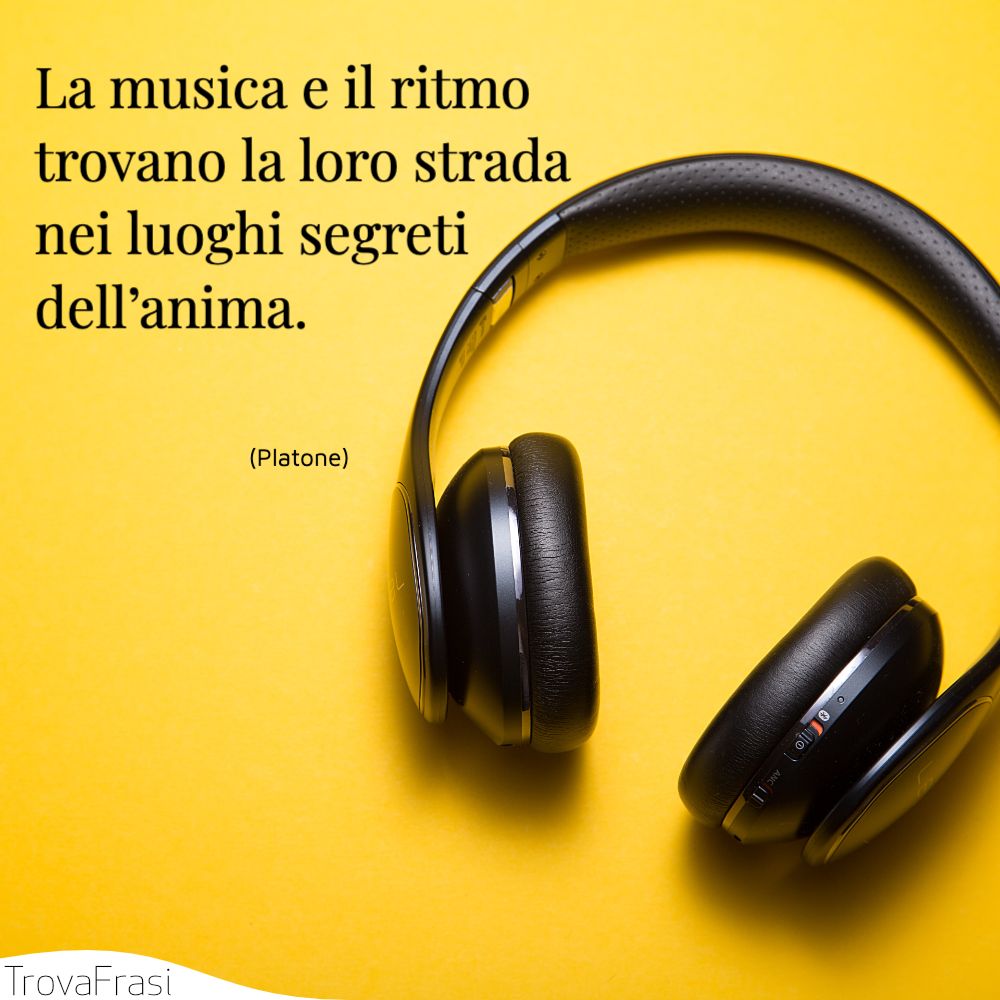 La musica e il ritmo trovano la loro strada nei luoghi segreti dell’anima.