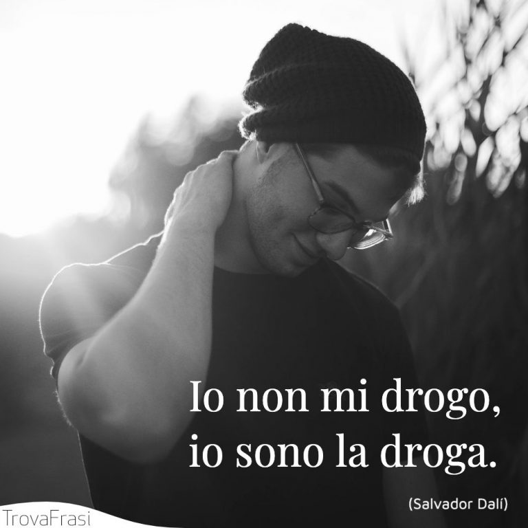 E Glielo Dici Tu Che Stanotte Non Mi Drogo