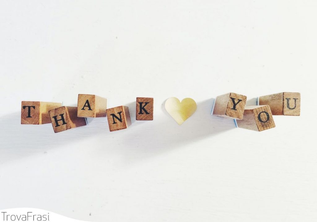 ringraziare