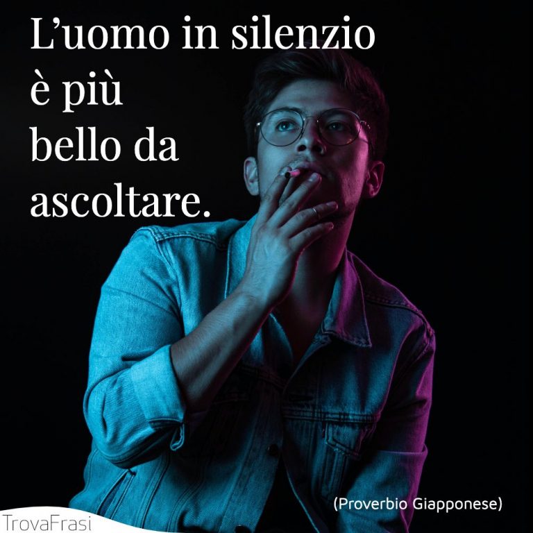 Il Silenzio è Il Linguaggio Di Tutte Le Forti Passioni