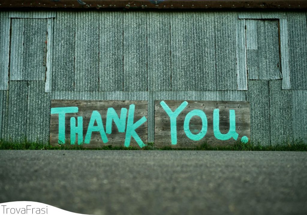 ringraziamento per gli auguri