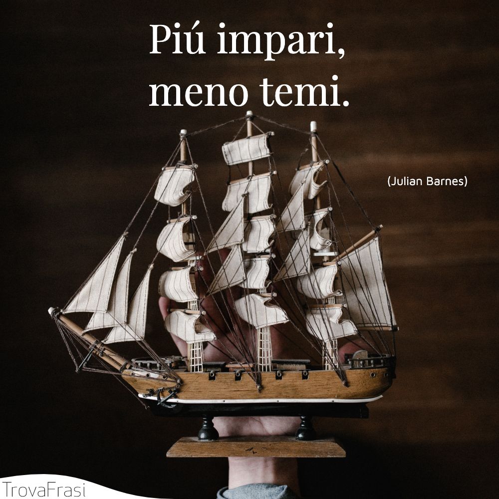 Piú impari, meno temi.