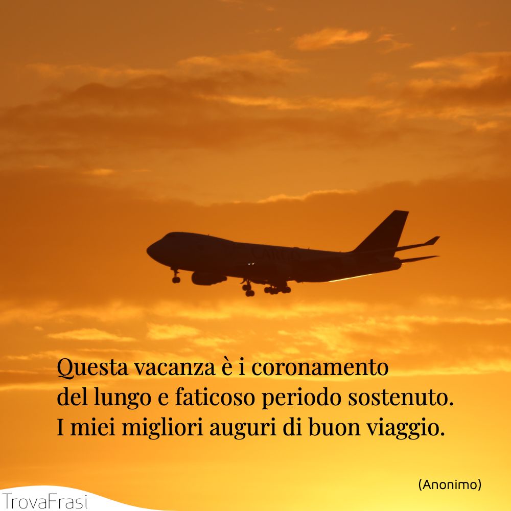 Regalo viaggio frasi