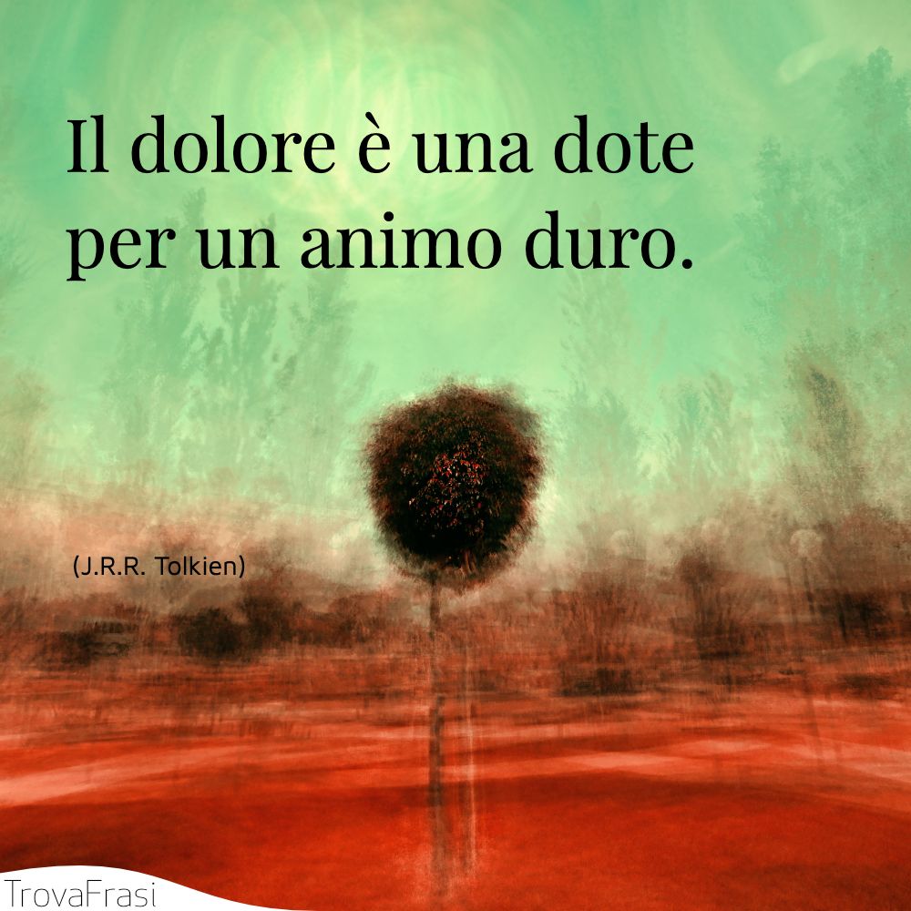Quello D'animo è Una Forte Angoscia